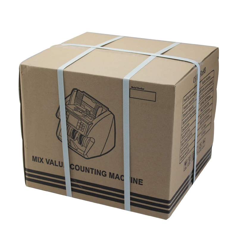 2 CIS 믹스 값 카운터 정렬 및 고정밀 지능형 가짜 돈 감지기로 감지 기계