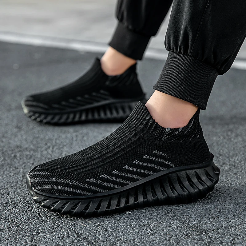 Men Sock Shoes Women Running Thick Sole Fashion Casual Sneakers Breathable Sport Shoes Couple Walking Fashion Sneakers Shoes, view 3