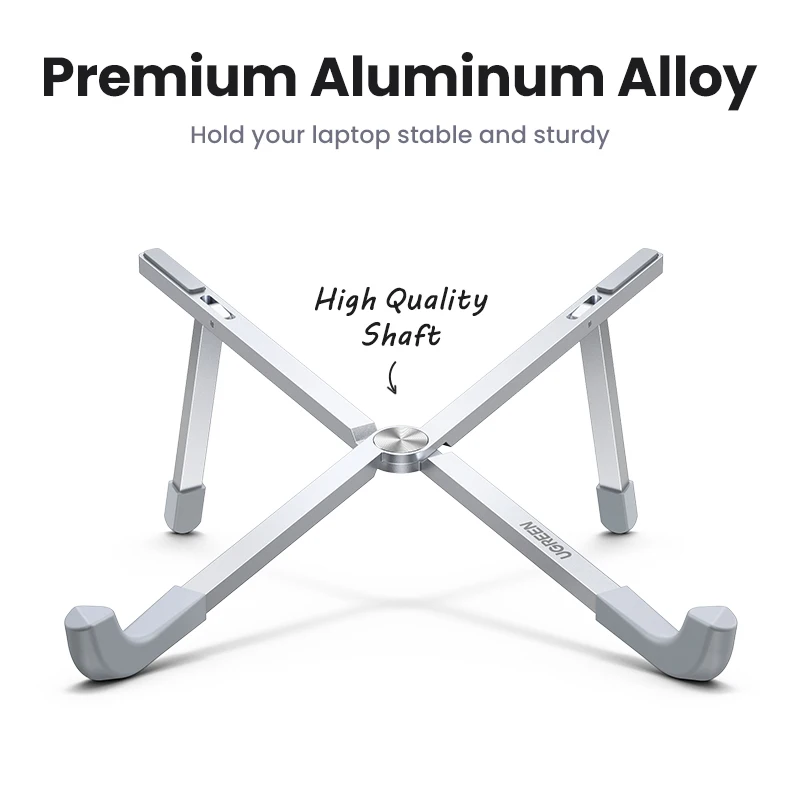 UGREEN Laptop Stand laptop stand mobile phone stand tablet bracket For Macbook Pro Foldable Aluminum Vertical Notebook Stand Laptop Support Macbook Air Pro Tablet Phone