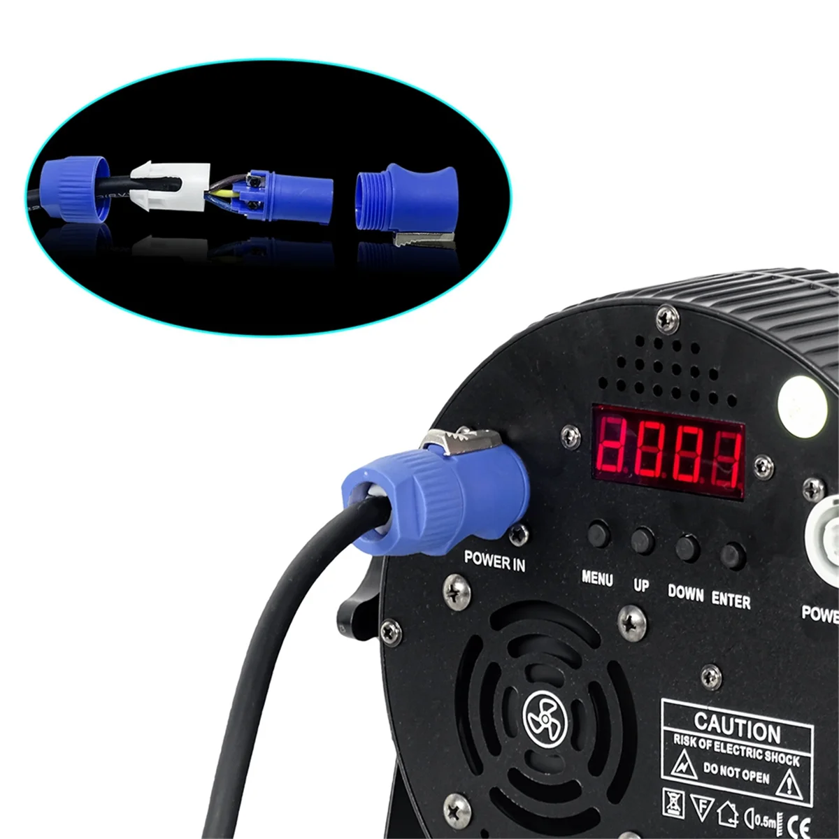 1M AC Power Cable for Beam Moving Head Light Beam 5R/7R Moving Head Light Extension Powercon Cable-Cabe