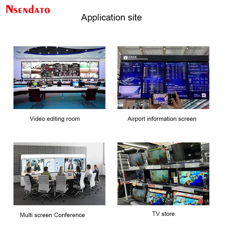 LKV718Pro 1080P HDMI POE Network Extender Over RJ45 CAT6A/7 40M HDMI Video Transmitter Receiver Splitter 1x8 With IR For EDID