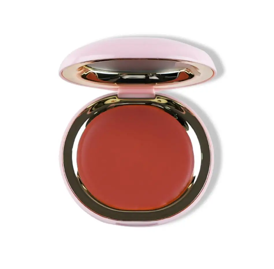 צבע ג'ל לפנים ולפנים בצבע רוז גבינה פיגמנט חמוד אריזה ורודה רוז בלאשר מותאם אישית לוגו שלך בלאש סיטונאי 10 יחידות