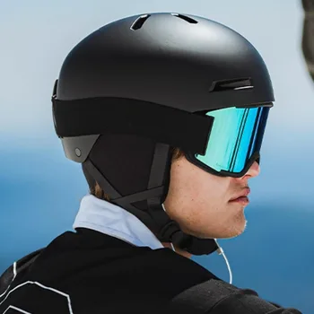 Ski Helmet Lightweight Shockproof Warm Visor Anti Collision for Snowboarding Skiing Winter Sports Adults Kids Teens Safety 1