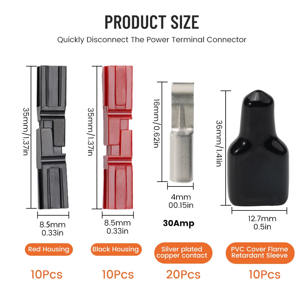 

Equipment Red Shell Shell Plug Supplies Terminal Wire 30A Blocks Connector Connectors Electrical Polycarbonate