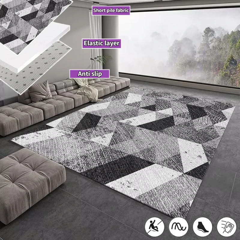 ModernGeometryLargeCarpetforLivingRoom160x200cmFashion