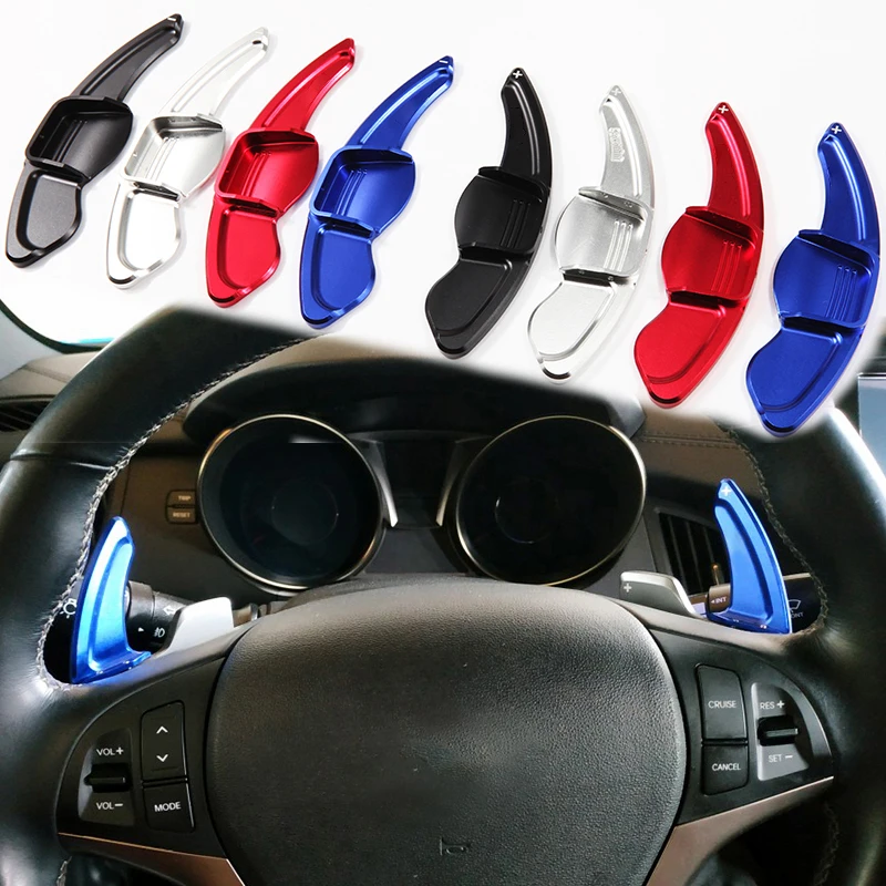 AluminumCarSteeringWheelDSGShiftPaddlesShiftersForHyundai
