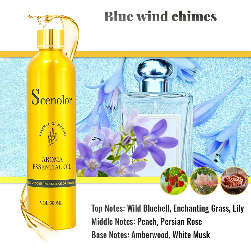 Hotel 300ml Perfume Refillable Essential Oil Pure Plant Extrat Fragrance Home Scent air Freshener For Aroma Diffuser Machine aromatherapy essential oil diffuser