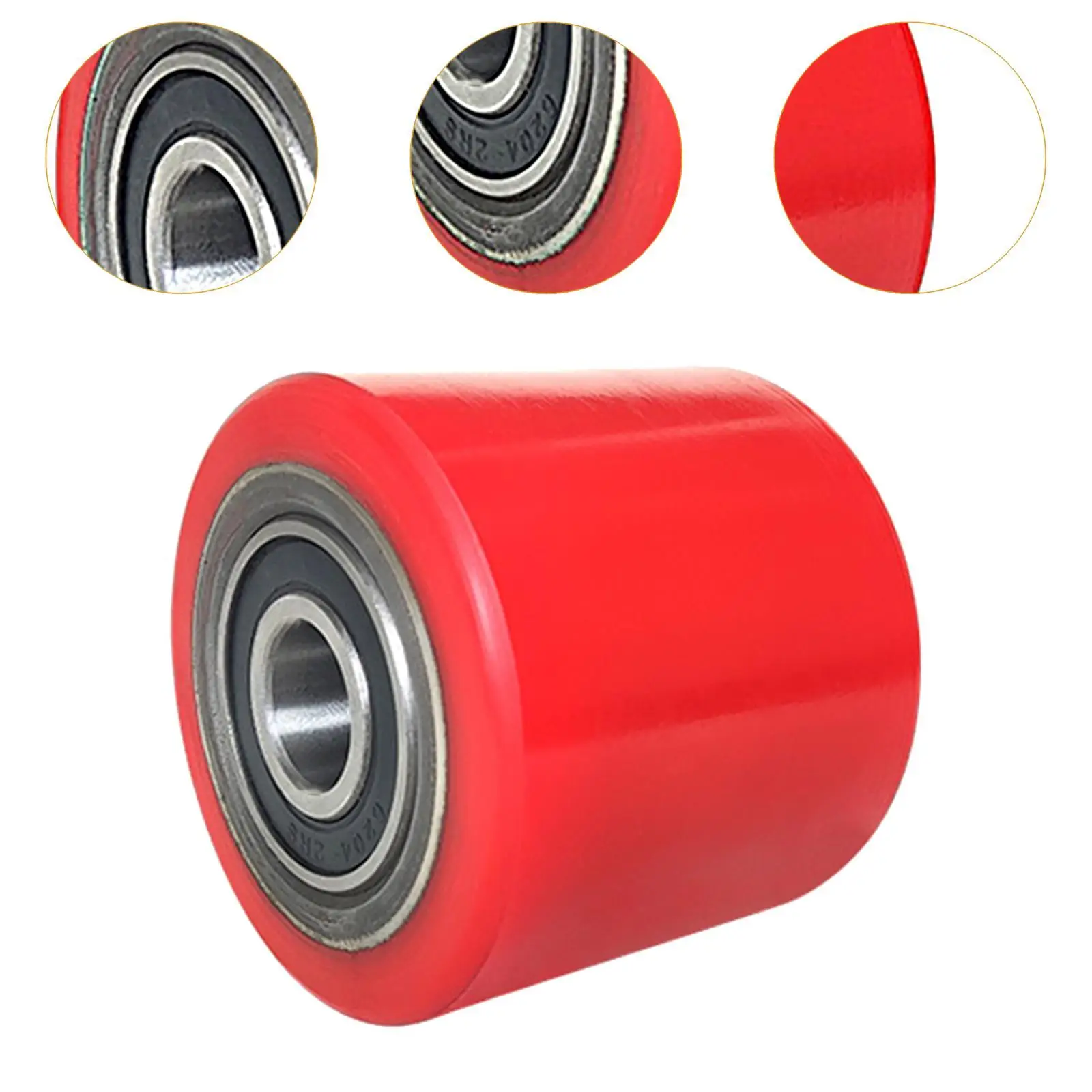 2 Pieces Pallet Truck Wheels Ground Bull Cart Forklift Casters Forklift Wheel Portable Sturdy CNC Guiding Wheel Truck Load Wheel