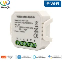 WIFI Tuya Smart Life Curtain Switch Roller Shutter Module for Blinds Motor Smart Home with Google Home Alexa Timer Voice Control