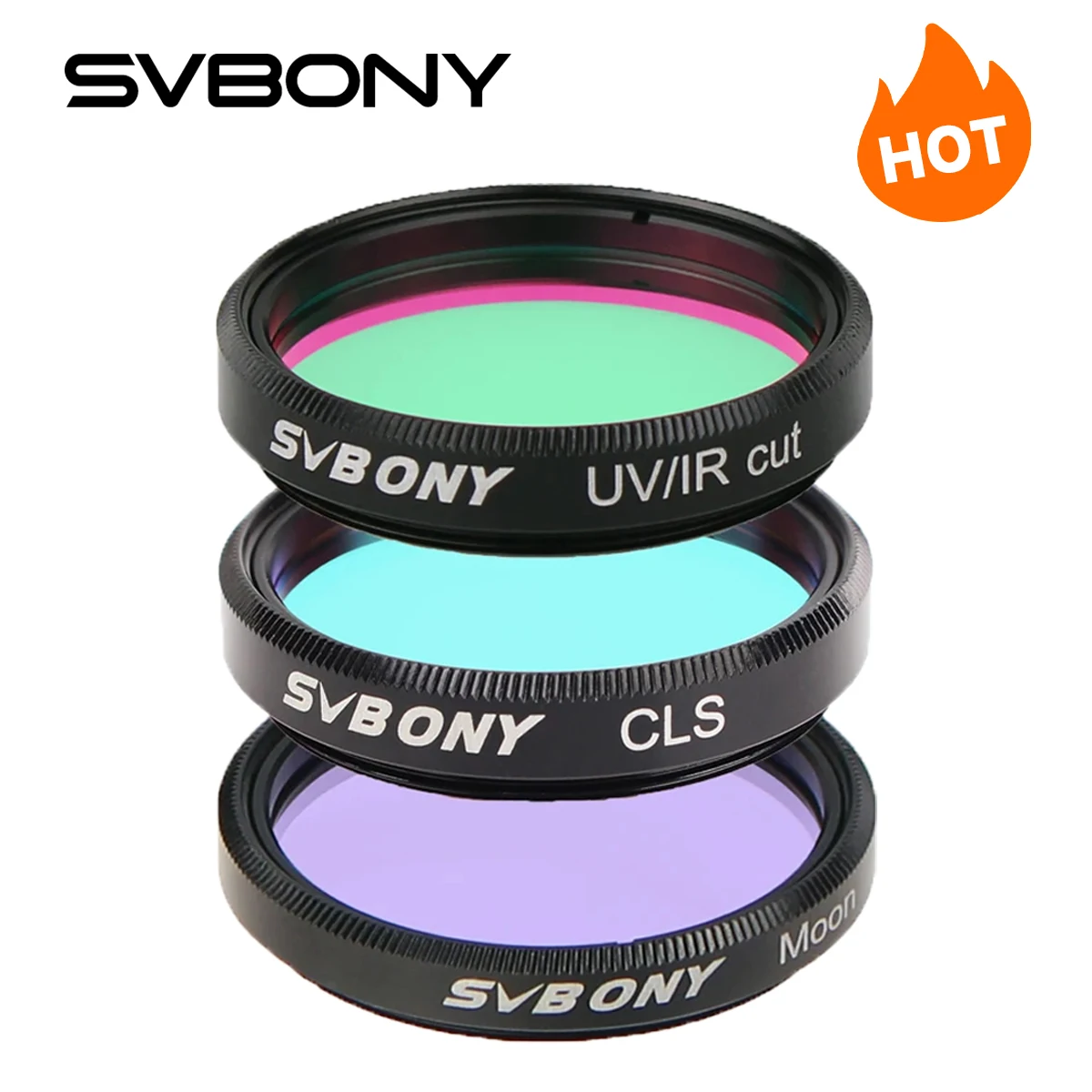 Telescope eyepiece professional astronomy filter 1.25'' moon / uv-ir/cls filter for astronomy telescope eyepiece observations