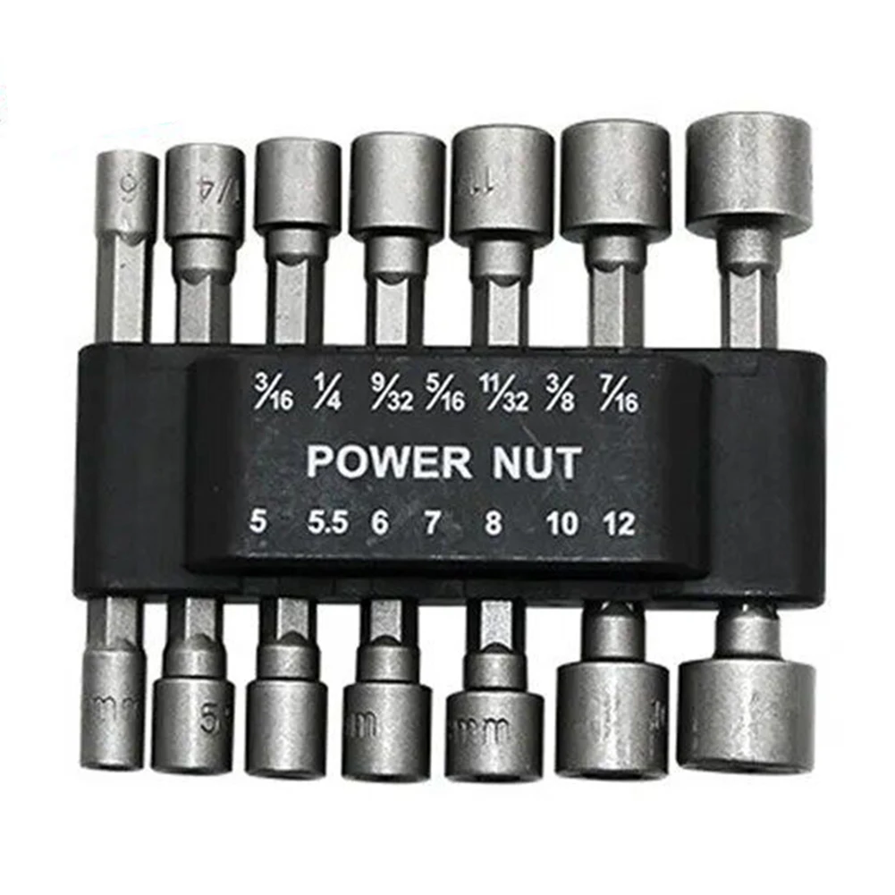 Comprehensive Steel Screwdriver Nut Socket Bits Set Includes 9pcs Screwdrivers and 14pcs Nut Driver Socket Bits