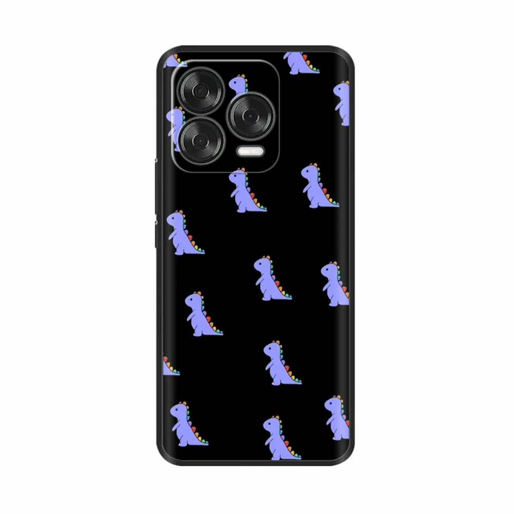 Luxury Black Silicone Back Cover - Elegant Design Case