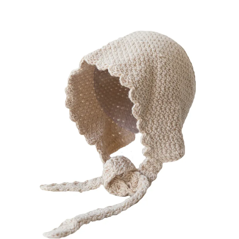 Y2K Autumn and Winter Lace Knit Women's Thunder Feng Hat Japanese Cute Band-brim Woolen Cap Sen Knitted Hat Streetwear 6