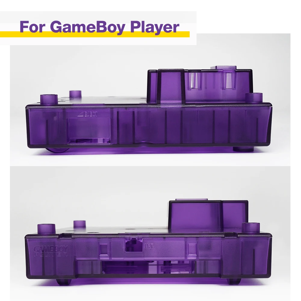 Bitfunx Custodia Traslucida Gc Base Di Ricambio Shell Per Gba Gameboy Player Dol-017 Per Console Ngc Gamcube