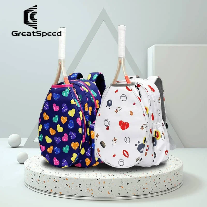 

Greatspeed Tennis Backpack Bag Women with Sneakers Compartment Children Teenagers Badminton Rackets Bag Kids 배드민턴 라켓 Beg