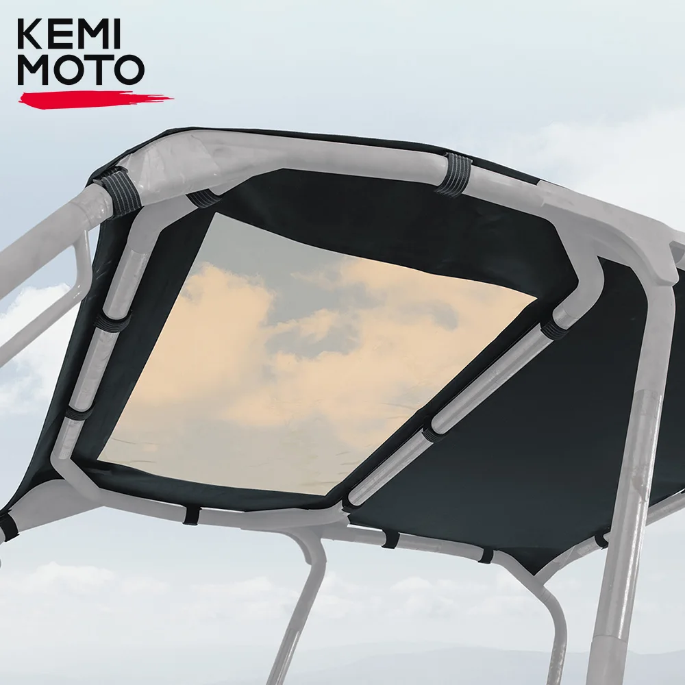 Kemimoto Utv Net Mesh Top Sun Protezione Uv Compatibile Con Honda Pioneer 1000-6 1000 6 2023 Tetto In Tessuto Soft Top
