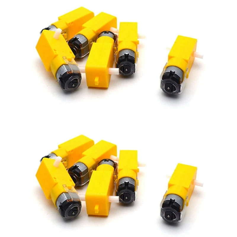 Motoriduttore Dual Shaft 3-6V Tt Motor Per Smart Car Robot Pack Da 12 (I Shape)