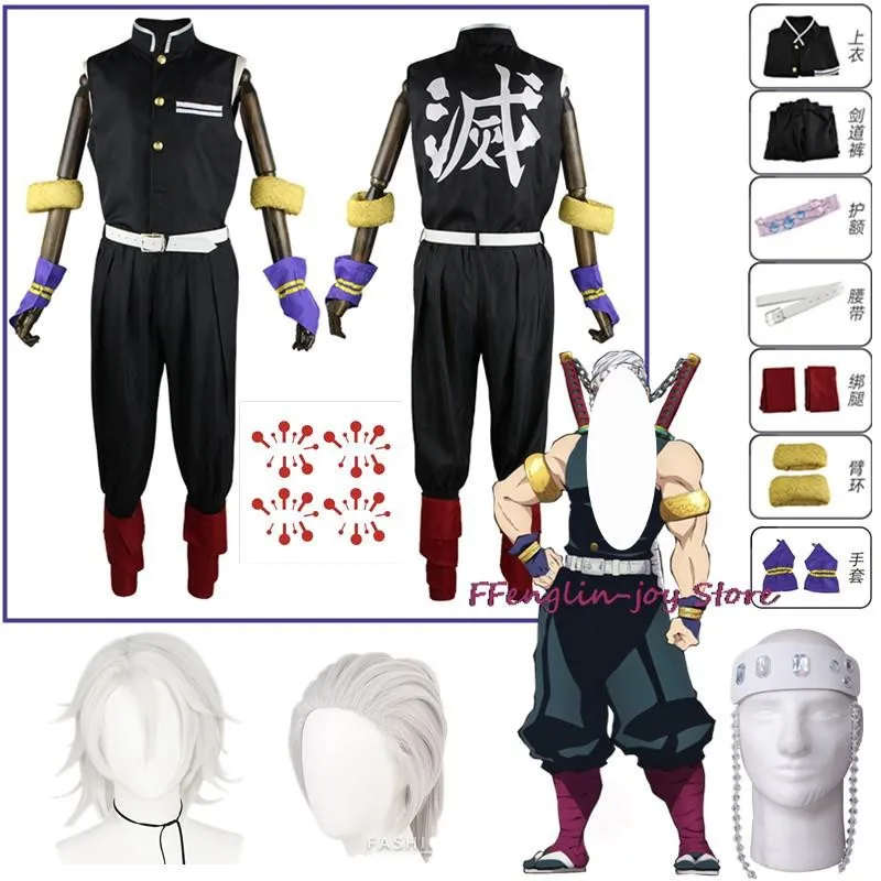 Anime-Uzui-Tengen-Cosplay-Costume-Black-Uniform-Halloween-Christmas ...