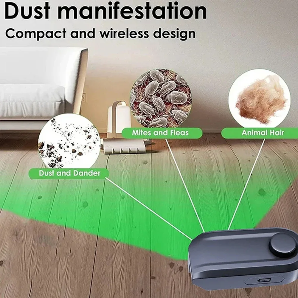 thumbnail image 2 of Vacuum Cleaner Dust Display LED Lamp Universal Vacuum Light Attachment Vacuum Dust Display Light 500mah Rechargeable Vacuum Cleaner Dust Detection Li 2 of 12