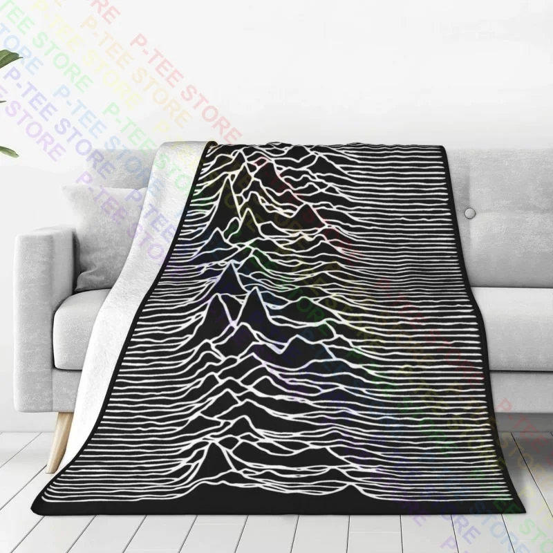 Joy Division Unknown Pleasures 앨범 레코드 커버 담요 벨벳 컴포트 산호 플리스 침구 용품, 가족 경비