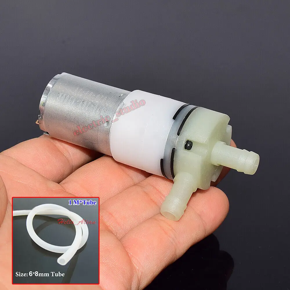 Dc 12V-24V Piccola Mini 370 Pompa A Membrana Del Motore Micro Pompa Autoadescante Pompa A Pressione Di Aspirazione Dell'Acqua