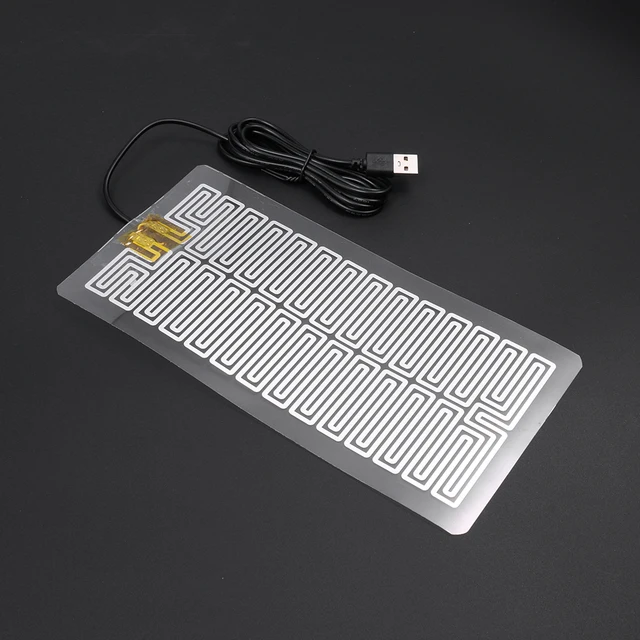 Usb Melegítő Karosszéria Szőnyegek Hordozható 5 V -Os Masszázs Fűtött Szőnyeg Dugó És Játék Téli Melegebb Lapok Láb Meleg Kültéri Beltéri - Image 3