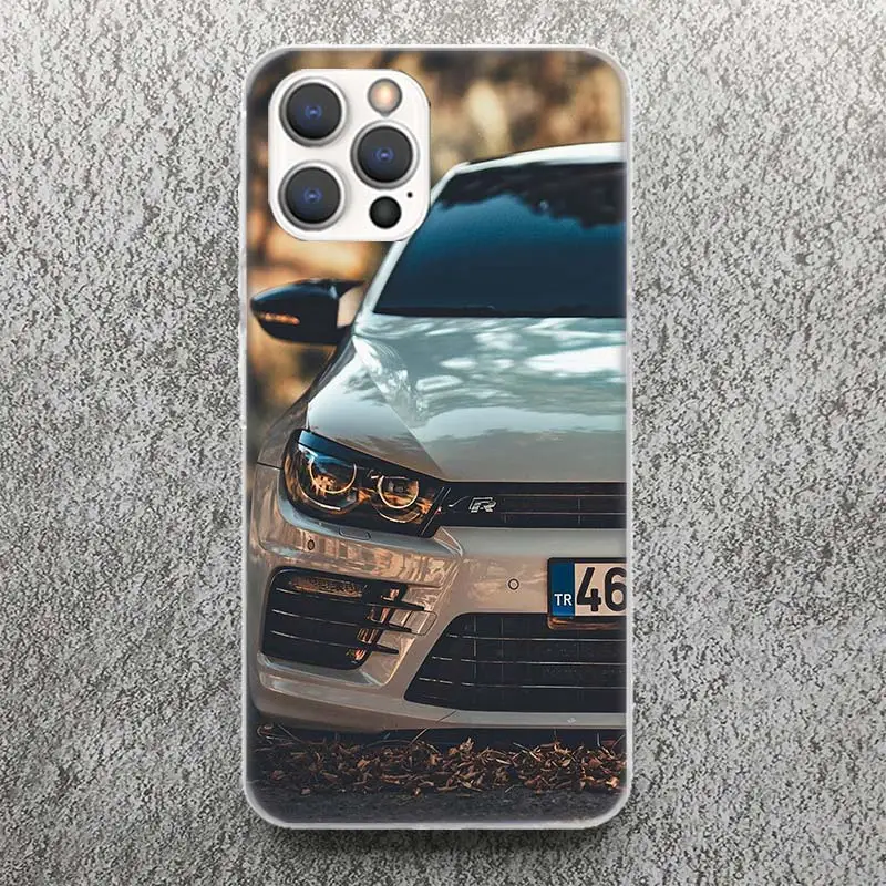 Sport Car Inspired Soft Silicone Phone Case - Vibrant Print Design