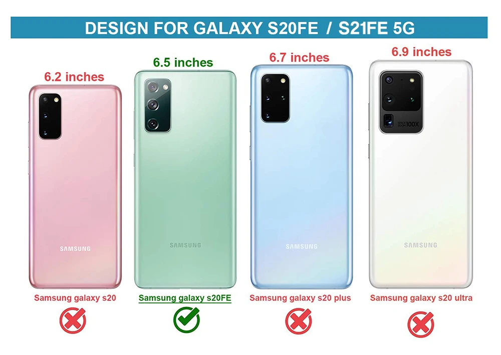 9D Tempered Glass for Samsung Galaxy S20 S21 FE 5G Full Screen Protector Film for Galaxy S20 FE High Quality Protection Glass classic Galaxy S20 FE 5G Phone Cases