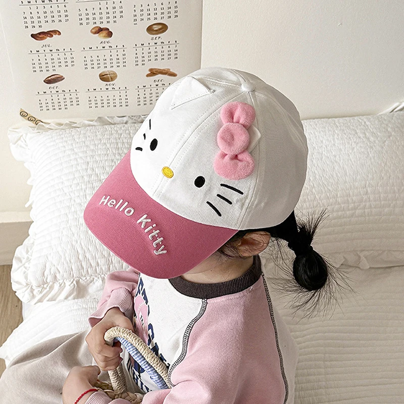 

Женские детские бейсболки для мальчиков и девочек Kuromi Cinnamoroll универсальные модные трендовые солнцезащитные аксессуары