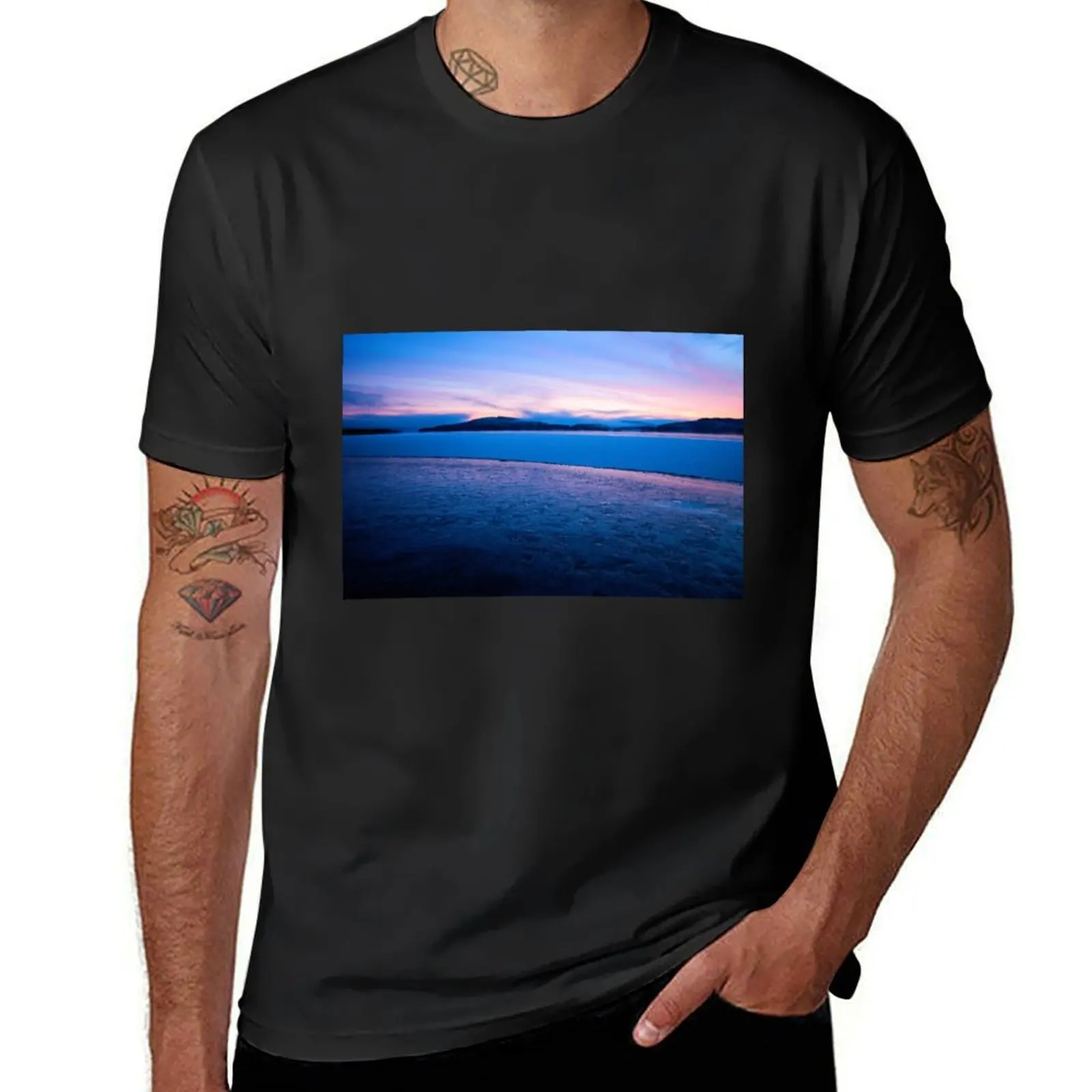 

Frozen lake T-Shirt sweat aesthetic clothes sublime mens funny t shirts