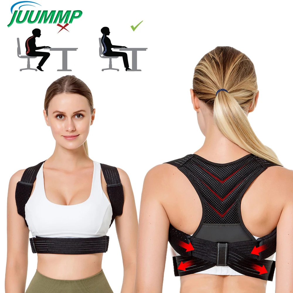 

Back Brace Posture Corrector for Men Women-Adjustable Posture Back Brace for Upper Lower Back Pain Relief -Support Straightener