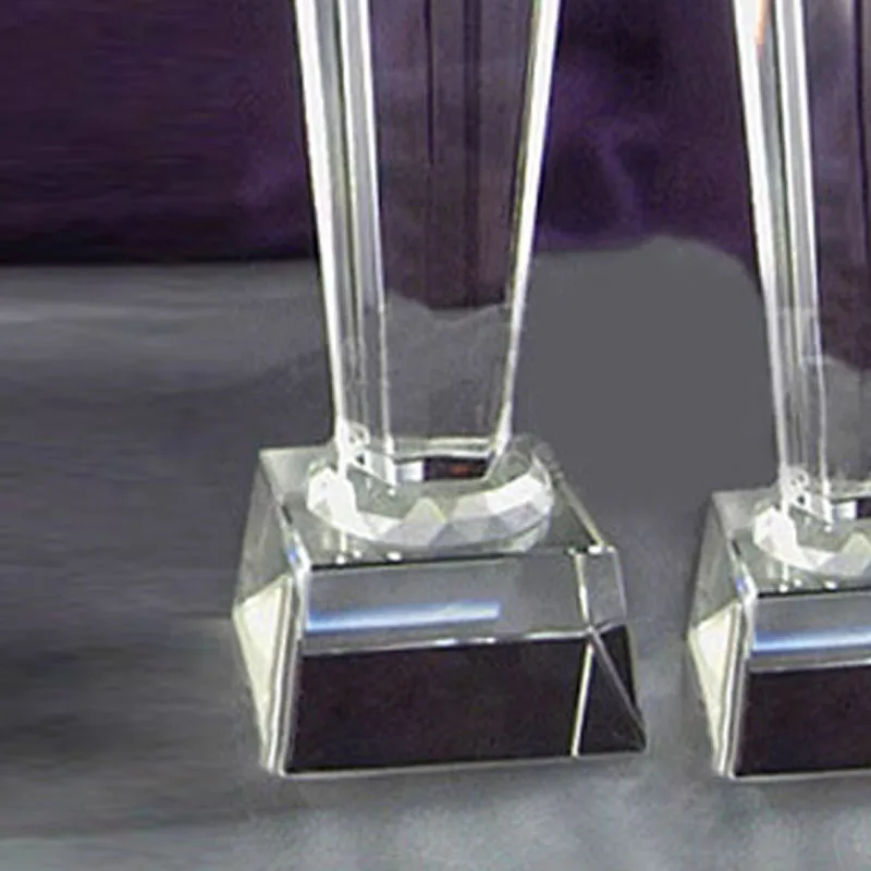 Customized Pentagram Crystal Trophy Large, Medium, Small, Employee Annual Meeting Celebration Souvenir Excellent Award Medal 1Pc