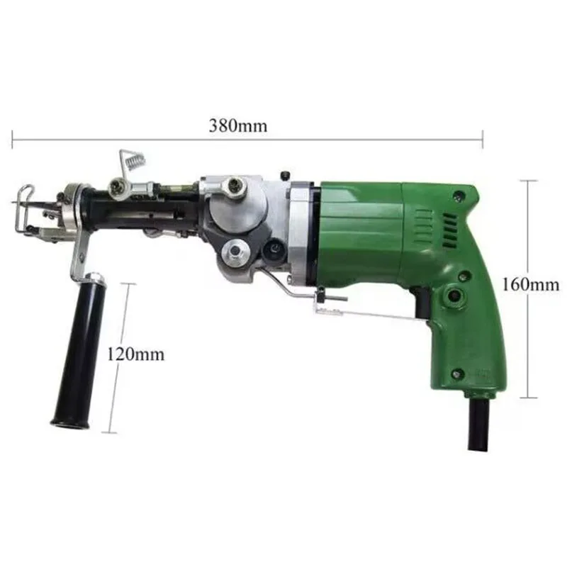 NEW 2 in1 specialized tufting gun can do cut pile and loop pile Electric carpet tufting machine Wall tapestry Manual gun