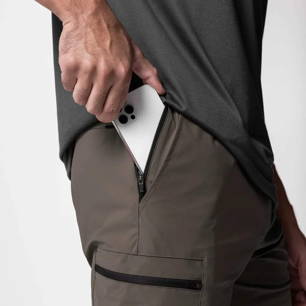 Description Picture 6 of itemMen's zipper chain GGER standard sports pants, casual sports pants, basketball training pants, bodybuilding pants, running pants