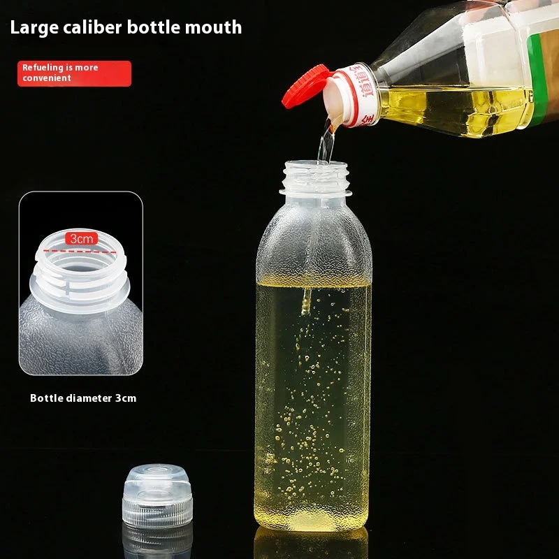 300/500/1000ml Squeeze Bottle with Nozzle Ketchup BBQ Sauce Olive Oil Dispenser Oil Container Kitchen Condiment Bottle