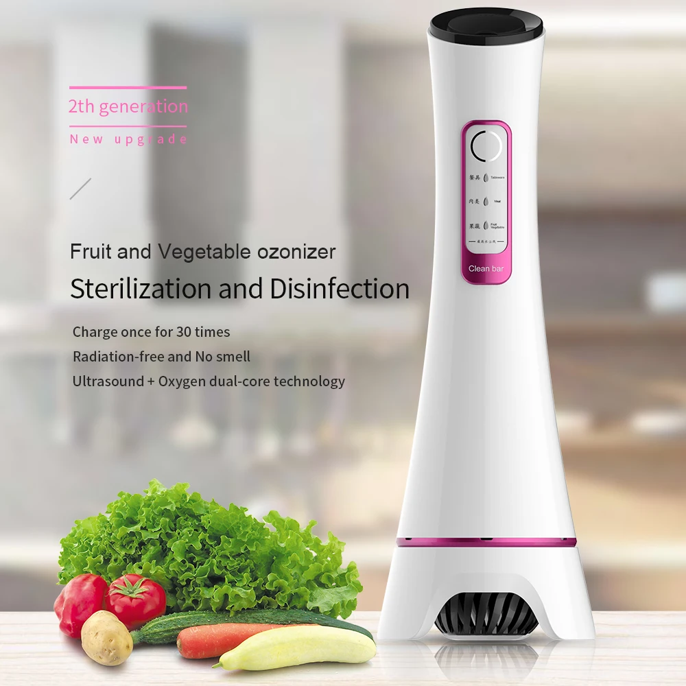 

Ultrasound Ozone washing purifier for home use