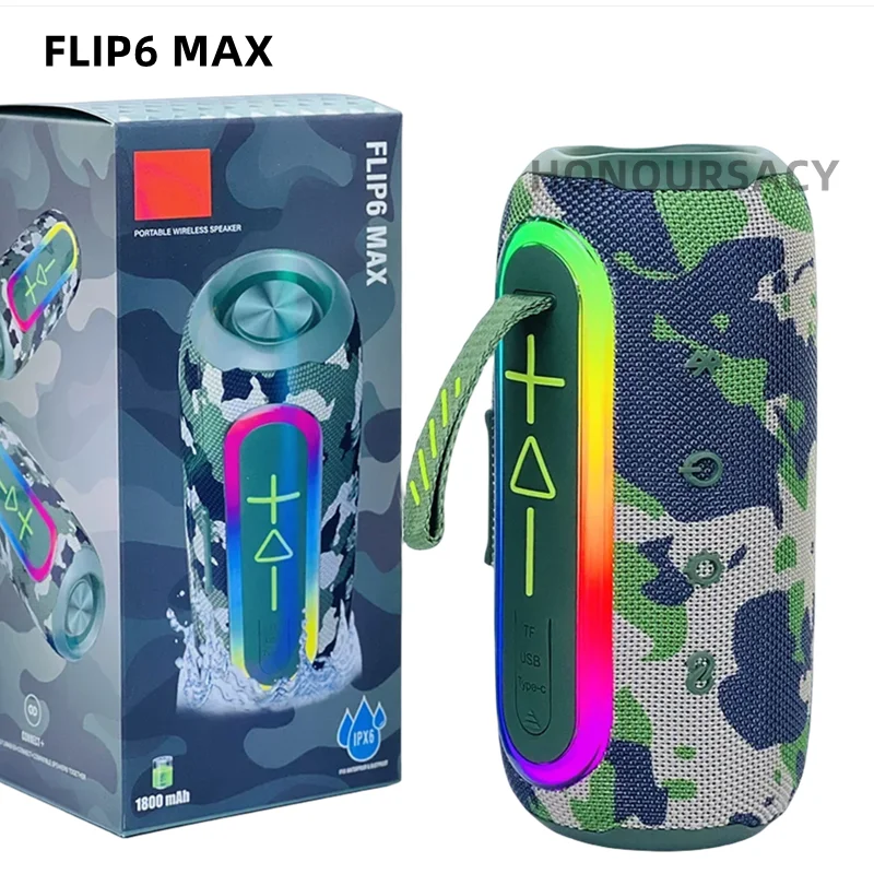 Flip6MAXBluetoothSpeakerMultiFunctionOutdoorPortableSubwoofer
