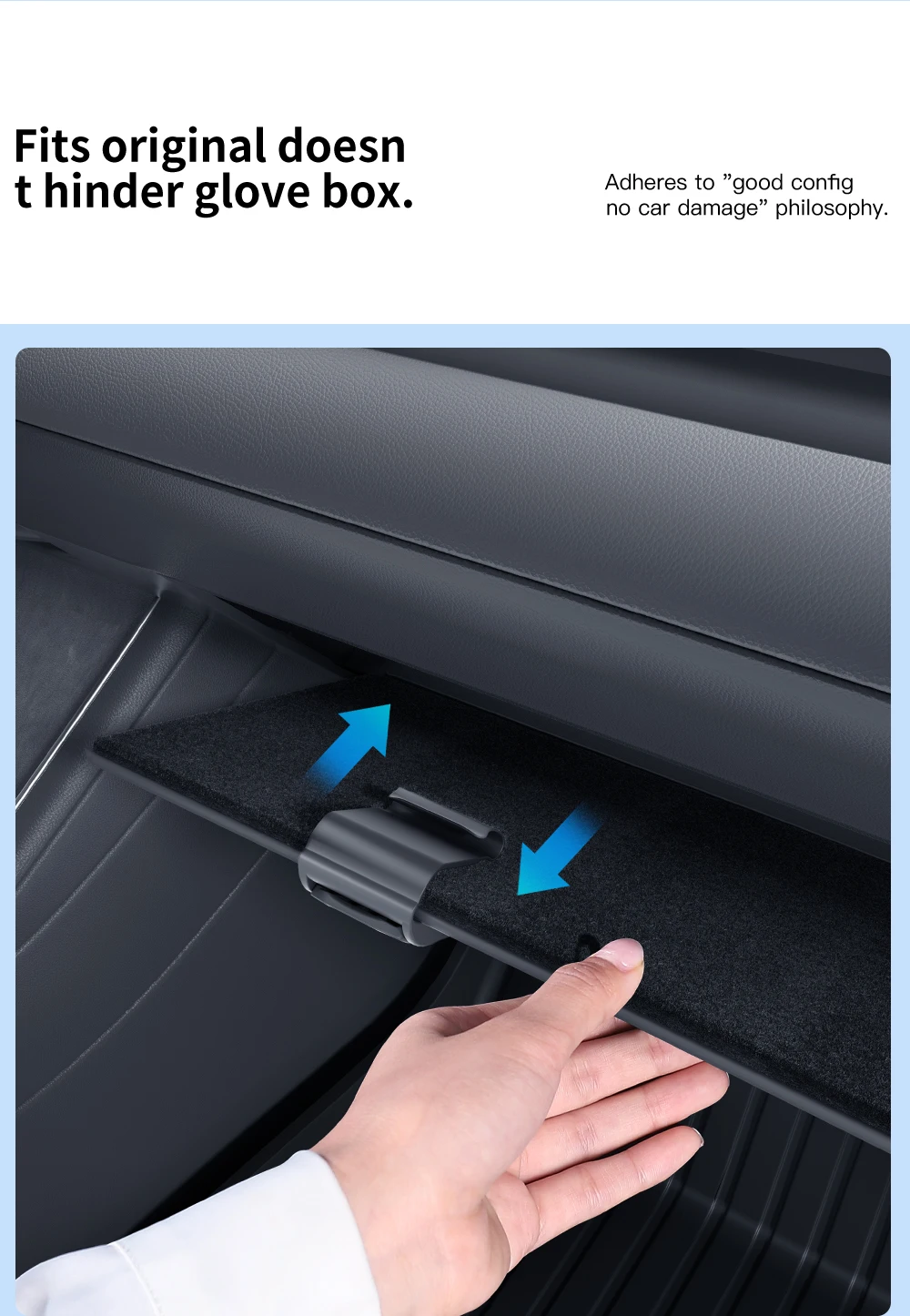 For Tesla Model 3/Y 2024 2025 Highland Juniper Glove Box Hook Co-pilot Buckle I