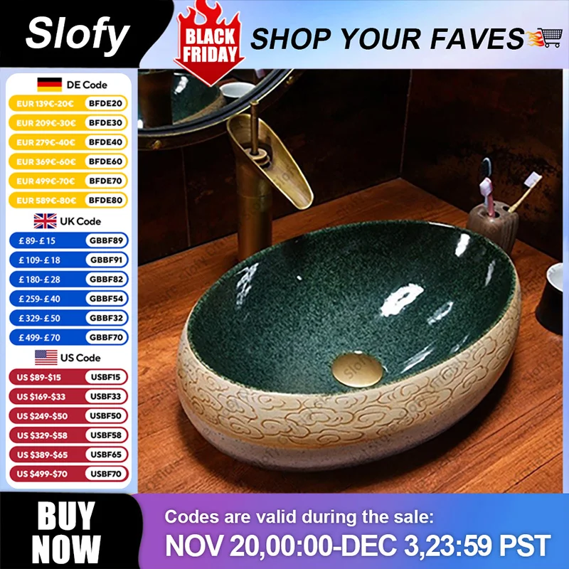 Retro Handmade แกะสลัก Cloud เซรามิคอ่างล้างหน้าศิลปะคลาสสิกห้องน้ําอ่างล้างมือ Low-key Luxury Hotel Home ห้องน้ําอ่างล้างหน้าเคาน์เตอร์อ่างล้างจาน 1