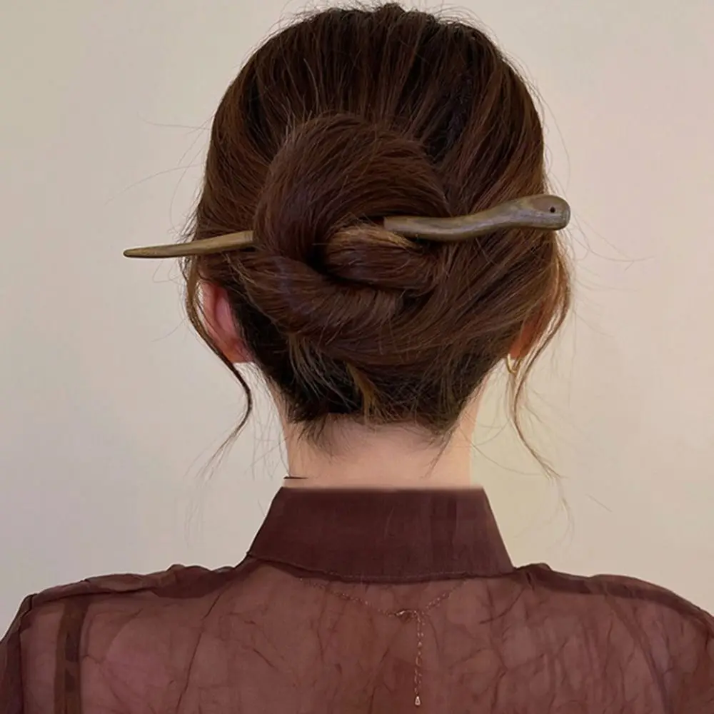 

Chinese Style Retro Hair Clips Pins Women Wood Hair Sticks Natural Chopstick Shaped Hairpin Classic Ethnic Girl Hair Accessories