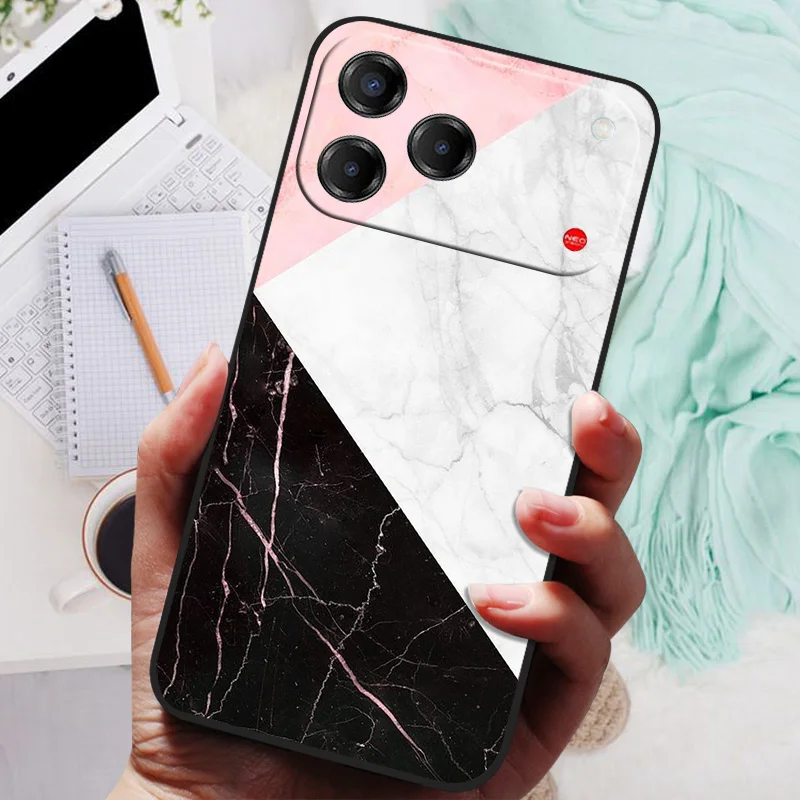 Cat Design Shockproof TPU Silicone Phone Case - Soft Protective Cover with Printing