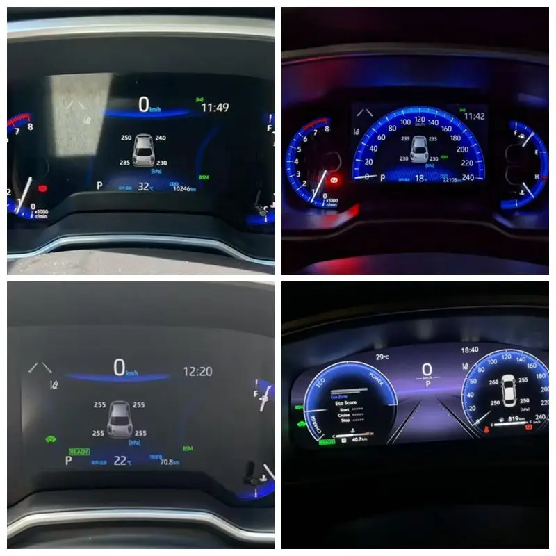 Advanced Auto Security Alarm with TPMS and LCD Dashboard Display