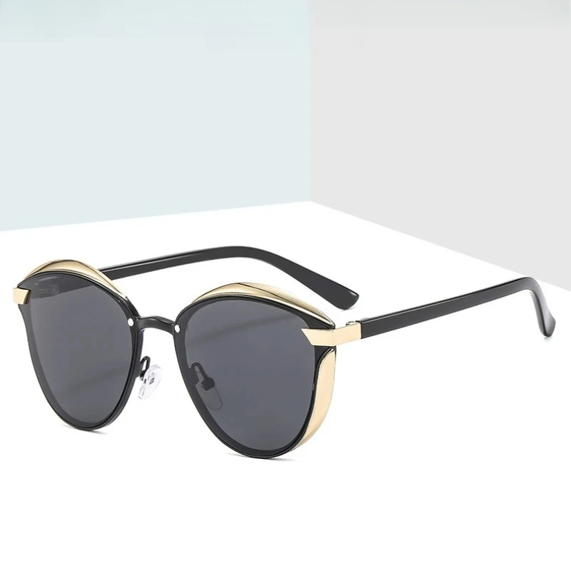 Neue Stil Polarisierte Sonnenbrille Für Frauen Cateye Runde Sonne Glas Damen Frau Brillen Zubehör UV Schutz