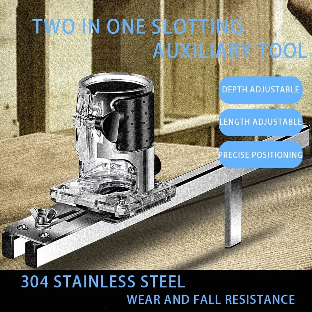 

HOT SALE 2 In 1 Perforated Support Wood Working Tools Trimming Machine Accessories Manual Tool Sets Professional Carpentry Tools