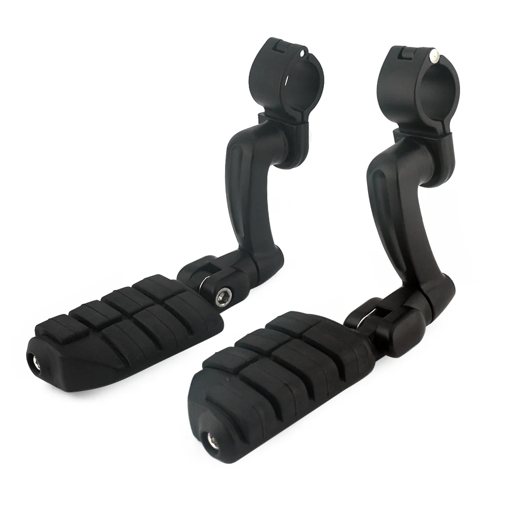 Motorcycle Pegs Highway Footpegs Engine Crash Bar Clamp Mount bike
