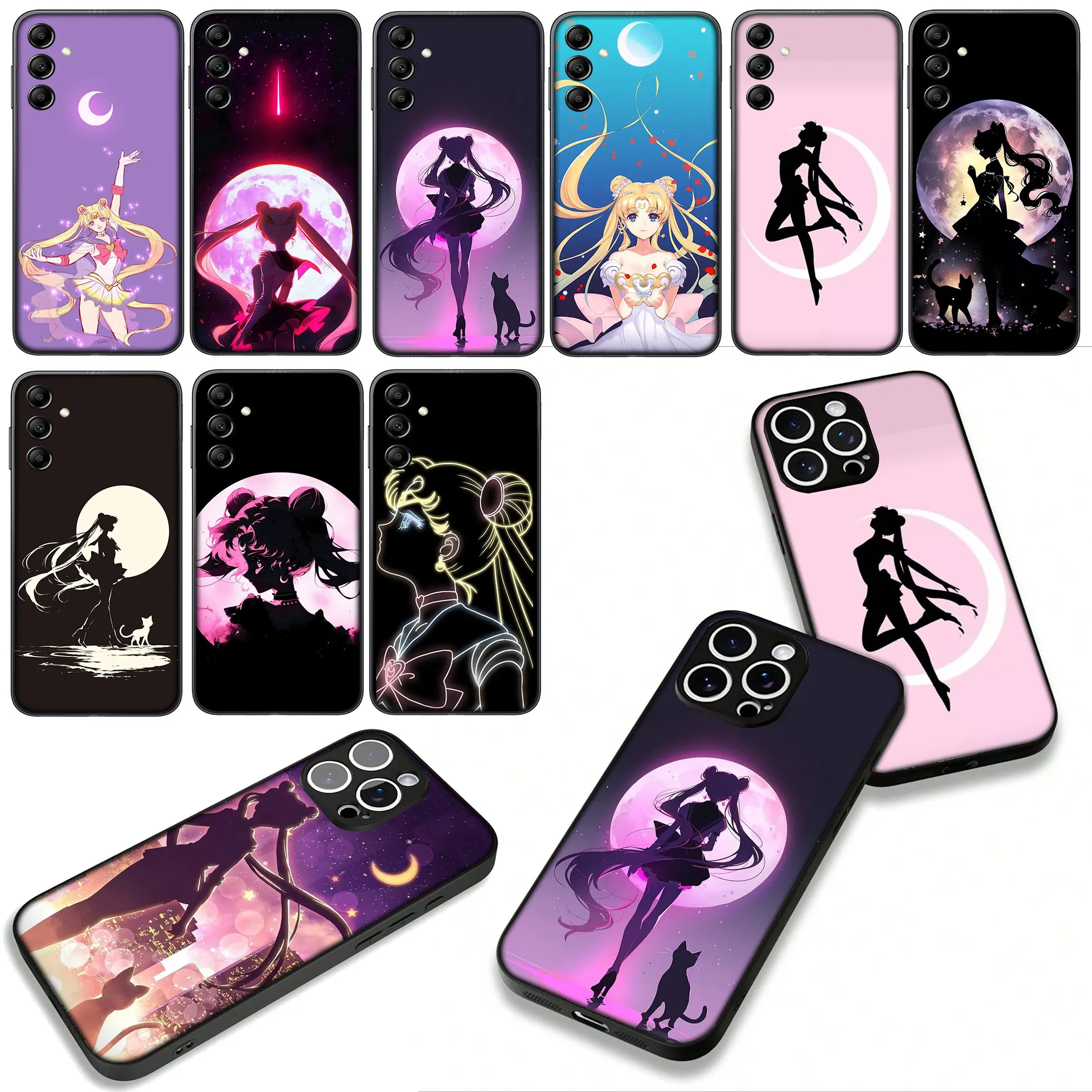 Moonlight Sailors Phone Case Cover - Classic Movie Poster Design