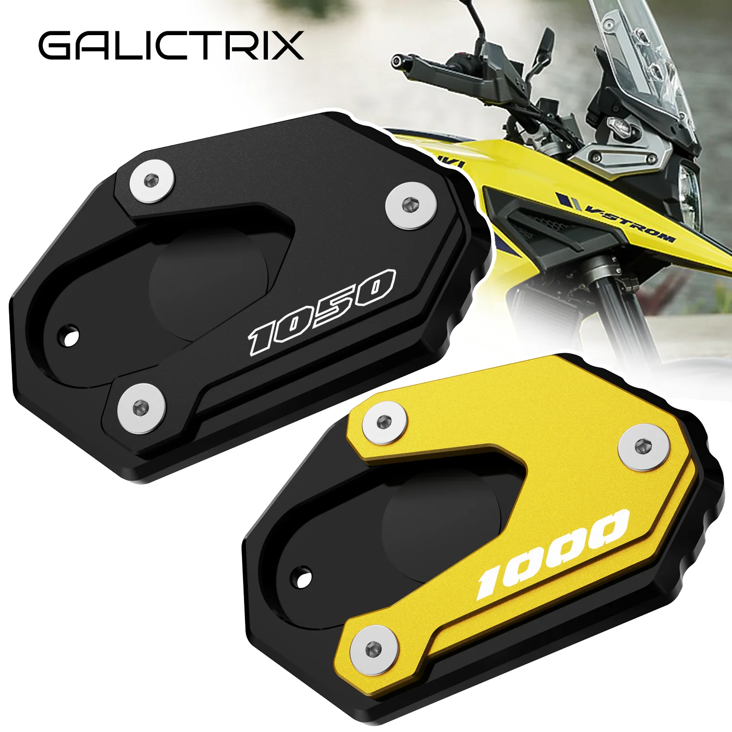 Motorcycle Kickstand Extender For SUZUKI VSTROM 1000/XT 1050/XT DL1000 V-Strom 1000 1050 Side Stand Extension Plate