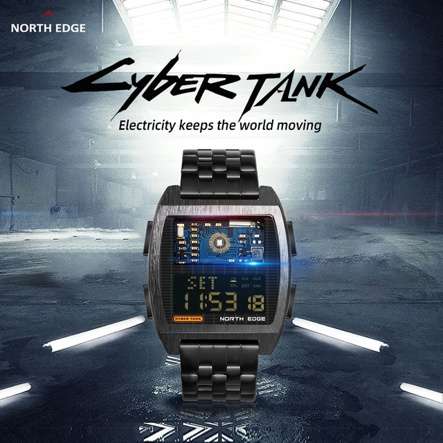 NORTH EDGE-reloj inteligente deportivo para hombre, cronógrafo con GPS,  pantalla HD AMOLED, altímetro, barómetro, brújula, 50M, 2023 - AliExpress