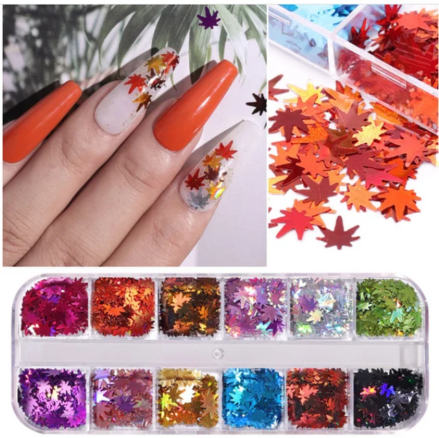 Holographic Butterfly  Heart Multi Shape  Laser Symphony Butterfly Sequins 3D Colorful Sequins Manicure  Nail Art Decoration AAA
