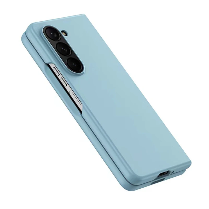 Подходит для Samsung ZFold 6 Матовый кожаный ультратонкий противоударный W25 однотонный защитный кожаный чехол для мобильного телефона